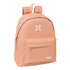 Mochila Munich Basicos "Peach" 33 x 42 x 15 cm.