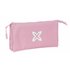 Portatodo Triple Munich Basicos "Rosa" 22 x 12 x 3 cm.