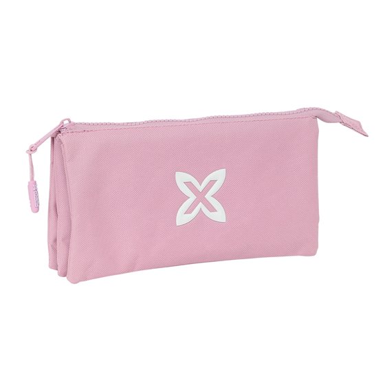Portatodo Triple Munich Basicos "Rosa" 22 x 12 x 3 cm.