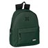 Mochila Munich Basicos "Verde" 33 x 42 x 15 cm.