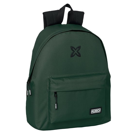 Mochila Munich Basicos "Verde" 33 x 42 x 15 cm.