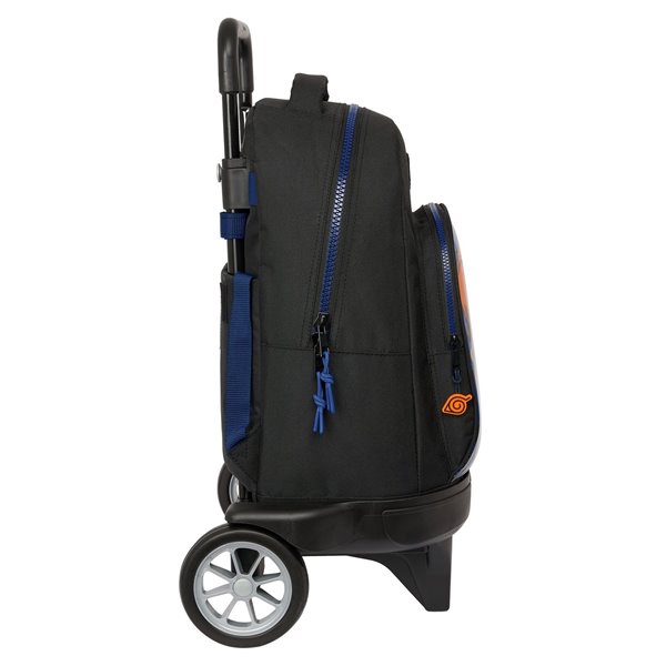 Mochila Con Ruedas Compact Evolution Extraible Naruto "Ninja" 33 x 45 x 22 cm.