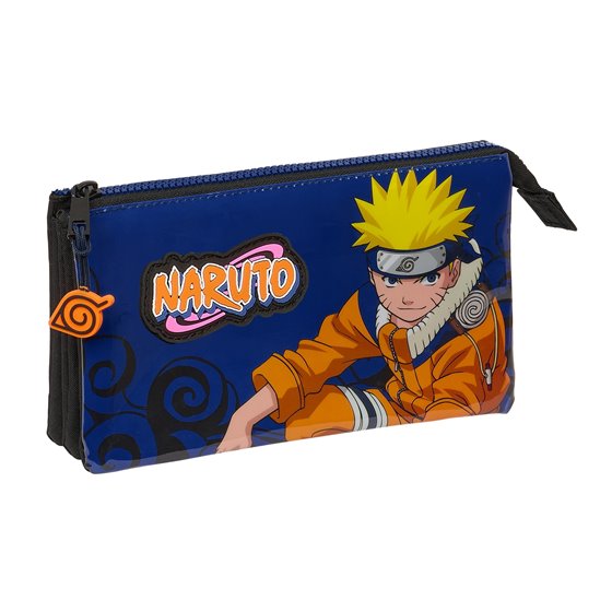 Portatodo Triple Naruto "Ninja" 22 x 12 x 3 cm.