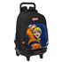 Mochila Con Ruedas Compact Extraible Naruto "Ninja" 33 x 45 x 22 cm.