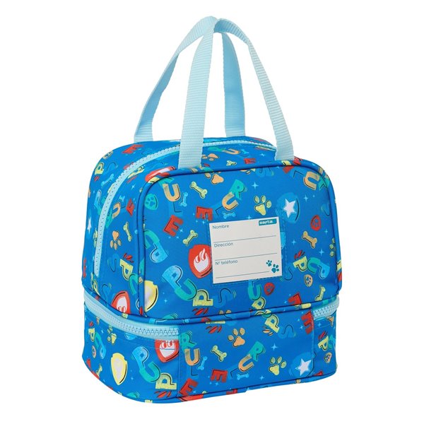 Portameriendas Paw Patrol "Pups Rule" 20 x 20 x 15 cm.