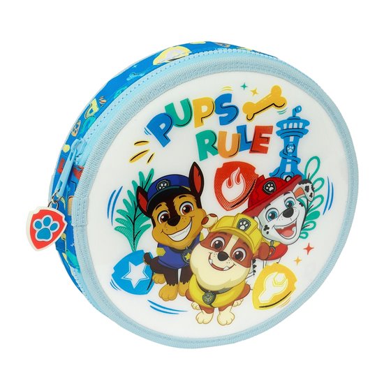 Plumier Redondo 18 Piezas Paw Patrol "Pups Rule" 21 x 3,5 cm.