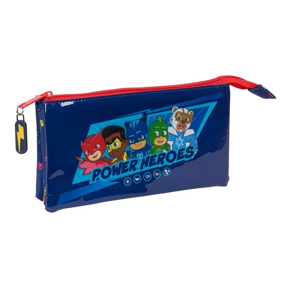 Portatodo Triple Pjmasks "Ready" 22 x 12 x 3 cm.