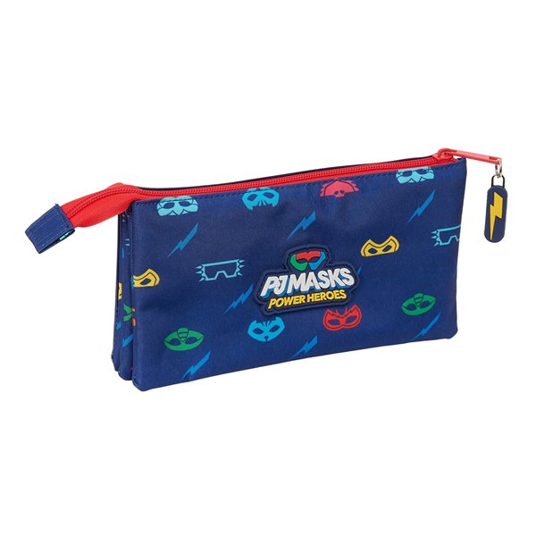 Portatodo Triple Pjmasks "Ready" 22 x 12 x 3 cm.