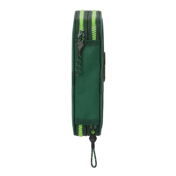 Plumier Doble Pequeño 28 Piezas Water Resistant Real Betis Balompie 12,5 x 19,5 x 4 cm.