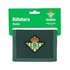 Billetera Con Cabecera Resistente Agua Real Betis Balompie 12,5 x 9,5 x 1 cm.