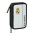 Plumier Doble Pequeño 28 Piezas Real Madrid 1ª Equip. 24/25 12,5 x 19,5 x 4 cm.
