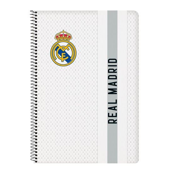Libreta Folio 80 H. Tapas Duras Real Madrid 1ª Equip. 24/25 21,5 x 31 x 1 cm.