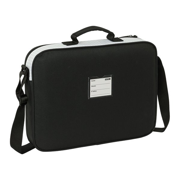 Cartera Extraescolares Real Madrid 1ª Equip. 24/25 38 x 28 x 6 cm.