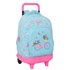 Mochila Con Ruedas Compact Extraible Safta "Bicicleta" 33 x 45 x 22 cm.