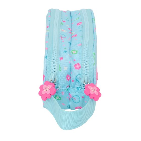 Portatodo Doble Reciclado Safta "Bicicleta" 21 x 8 x 6 cm.