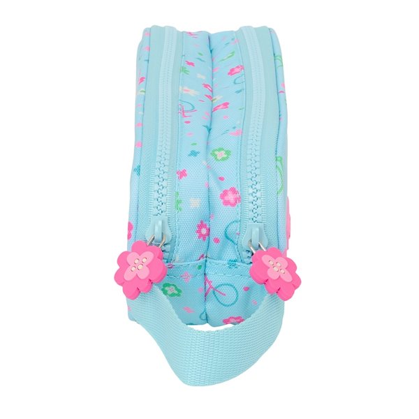 Portatodo Doble Reciclado Safta "Bicicleta" 21 x 8 x 6 cm.