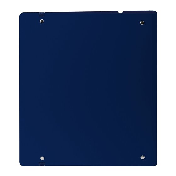 Carpeblock Pp Foam 4 Anillas 35 Mm Con Recambio Safta "Dark Blue" 27 x 32 x 4 cm.