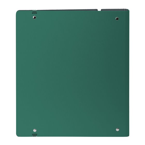 Carpeblock Pp Foam 4 Anillas 35 Mm Con Recambio Safta "Dark Green" 27 x 32 x 4 cm.