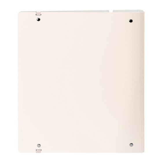 Carpeblock Pp Foam 4 Anillas 35 Mm Con Recambio Safta "Light Pink" 27 x 32 x 4 cm.