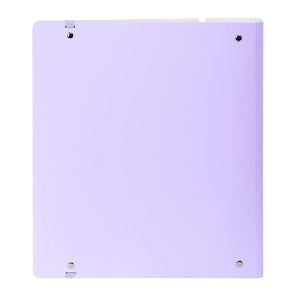 Carpeblock Pp Foam 4 Anillas 35 Mm Con Recambio Safta "Light Purple" 27 x 32 x 4 cm.