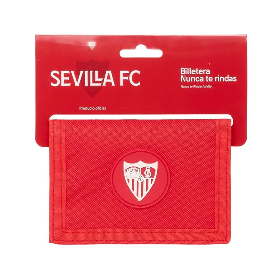Billetera Con Cabecera Sevilla Fc 12,5 x 9,5 x 1 cm.