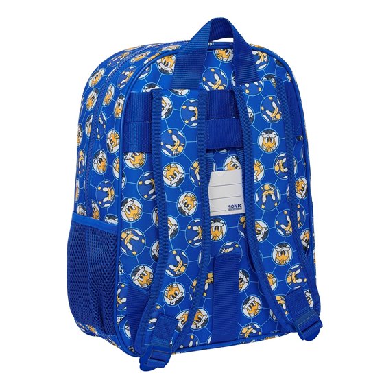 Mochila Infantil Adaptable A Carro Sonic "Prime" 26 x 34 x 11 cm.