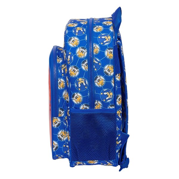 Mochila Infantil Adaptable A Carro Sonic "Prime" 26 x 34 x 11 cm.