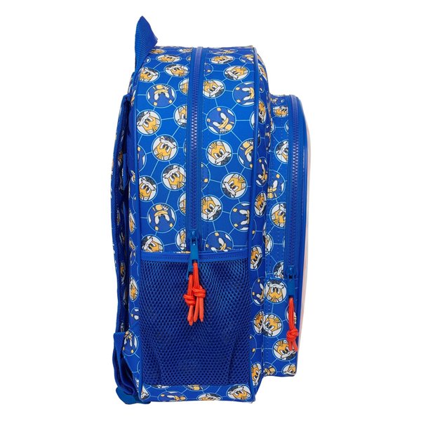 Mochila Junior Adaptable A Carro Sonic "Prime" 32 x 38 x 12 cm.