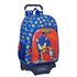 Mochila Con Carro  Sonic "Prime" 33 x 42 x 14 cm.