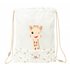 Saco Plano Junior Sophie La Girafe Honey 26 x 34 x 1 cm.