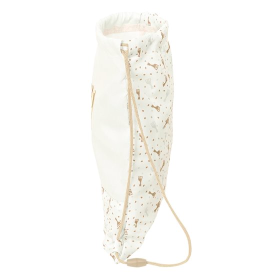 Saco Plano Junior Sophie La Girafe Honey 26 x 34 x 1 cm.