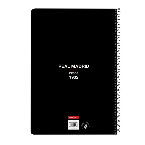Bloc REAL MADRID 1ª Equip. 2020/2021 Folio 80 Hojas Tapa Dura