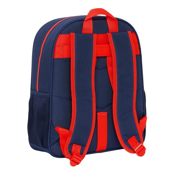 Mochila Junior Adaptable A Carro Super Mario "World" 32 x 38 x 12 cm.