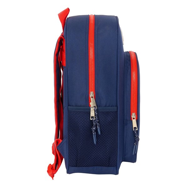 Mochila Junior Adaptable A Carro Super Mario "World" 32 x 38 x 12 cm.