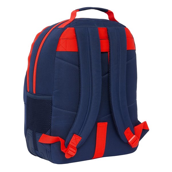 Mochila Doble Adaptable A Carro Super Mario "World" 32 x 42 x 15 cm.