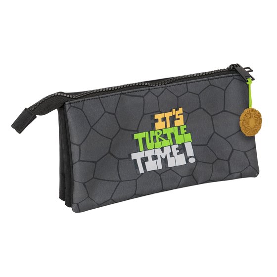Portatodo Triple Tortugas Ninja 22 x 12 x 3 cm.