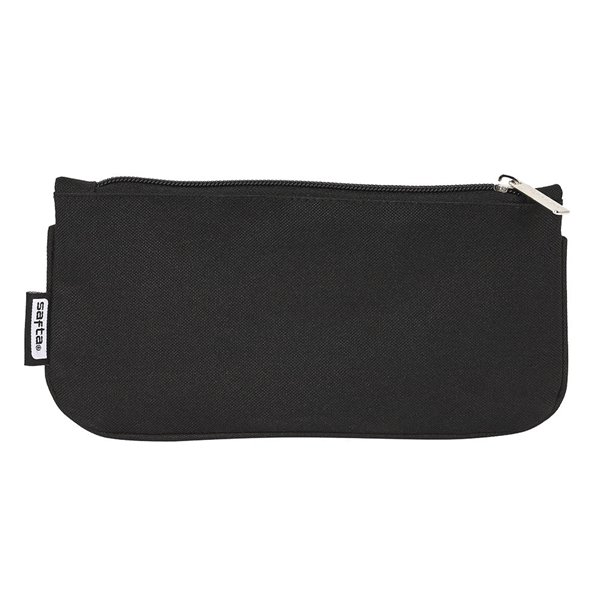 Bolsa Para Lapices Plano Negro 23 x 11 cm.