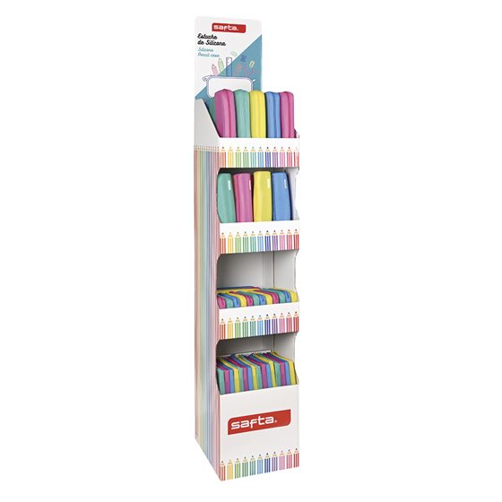 Expositor Portatodos Silicona Surtidos Safta Silicone Glitter 29,5 x 168,5 x 32,5 cm.