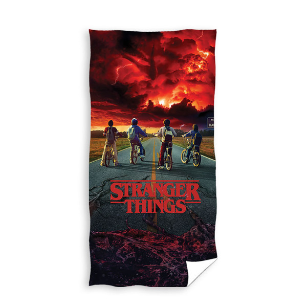 Toalla Microfibra Stranger Things 70 x 140 cm.