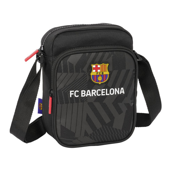 Bandolera Pequeña F.C.Barcelona "Black" 16 x 22 x 6 cm.