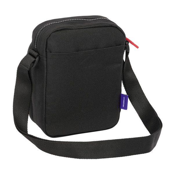 Bandolera Pequeña F.C.Barcelona "Black" 16 x 22 x 6 cm.