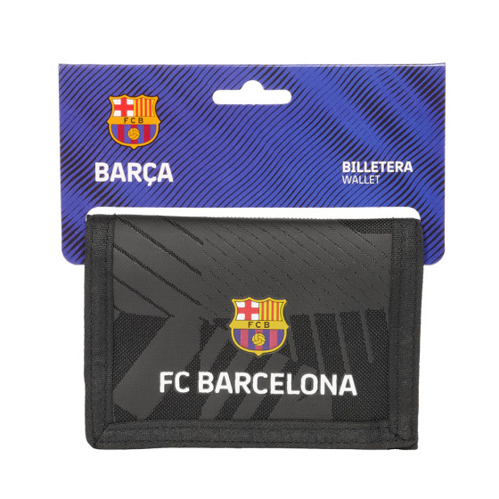 Billetera F.C.Barcelona "Black" 12,5 x 9,5 cm.