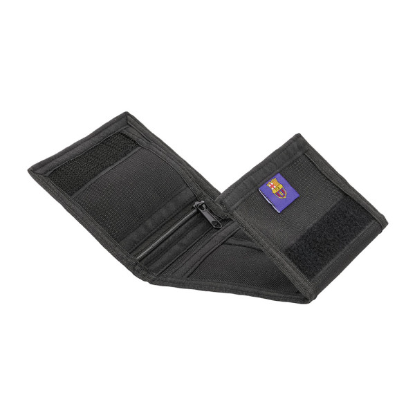 Billetera F.C.Barcelona "Black" 12,5 x 9,5 cm.