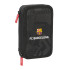 Plumier Doble Pequeño 29 Piezas F.C.Barcelona "Black" 12,5 x 19,5 x 4 cm.