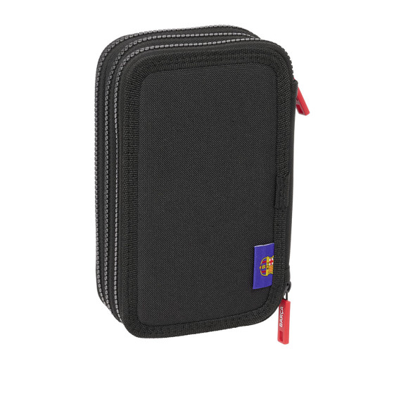 Plumier Triple 37 Piezas F.C.Barcelona "Black" 12,5 x 19,5 x 5,5 cm.