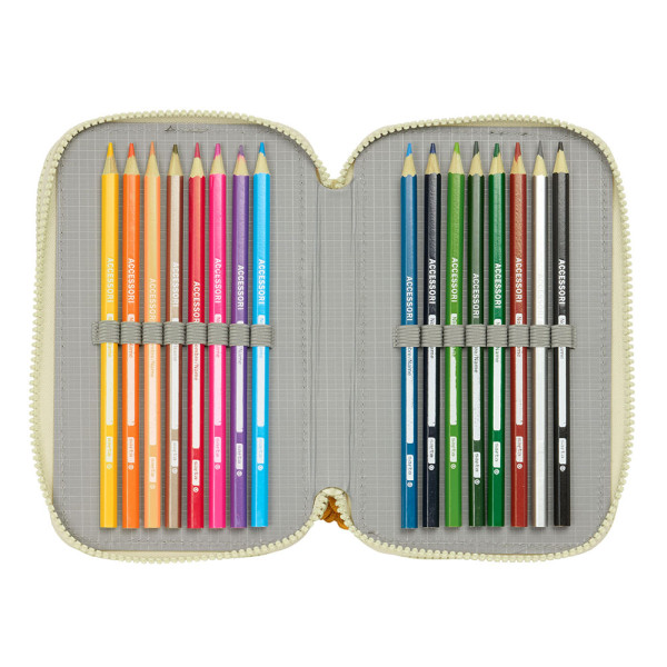 Plumier Triple 37 Piezas Mufasa 12,5 x 19,5 x 5,5 cm.