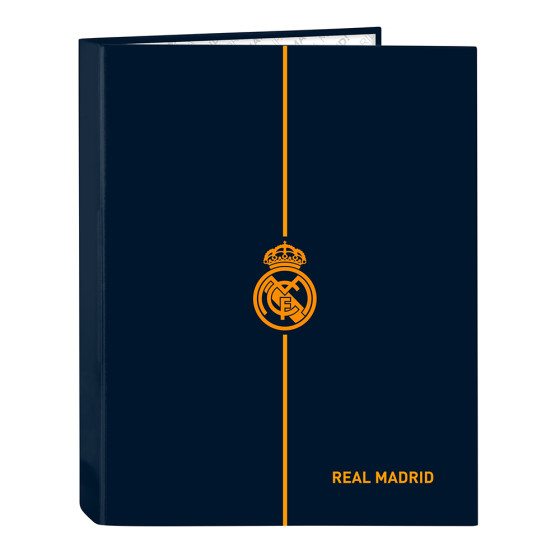 Carpeta Folio 4 Anillas Real Madrid 2ª Equipacion 24/25 26,5 x 33 x 4 cm.