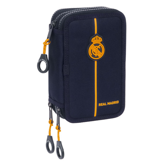 Plumier Triple 42 Piezas Real Madrid 2ª Equipacion 24/25 12,5 x 20,5 x 6 cm.