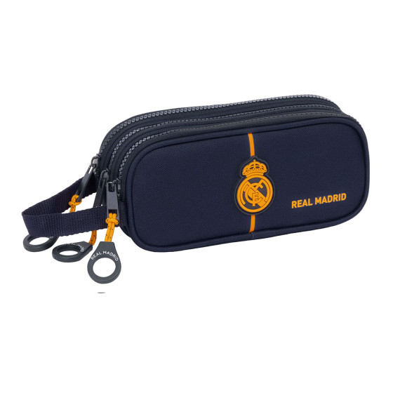 Portatodo Triple Real Madrid 2ª Equipacion 24/25 21 x 8,5 x 7 cm.