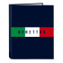 Carpeta Folio 4 Anillas Benetton "Flag" 26,5 x 33 x 4 cm.